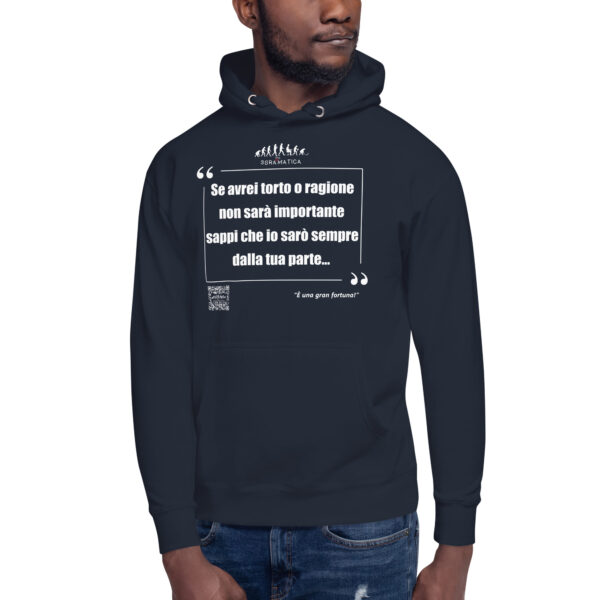 Felpa con cappuccio Unisex – “Una gran fortuna” 4