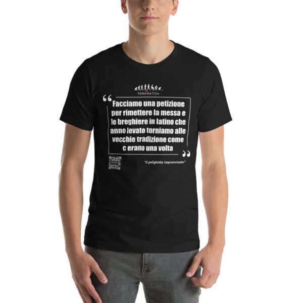 Maglietta Unisex – “Il poliglotta improvvisato” 1